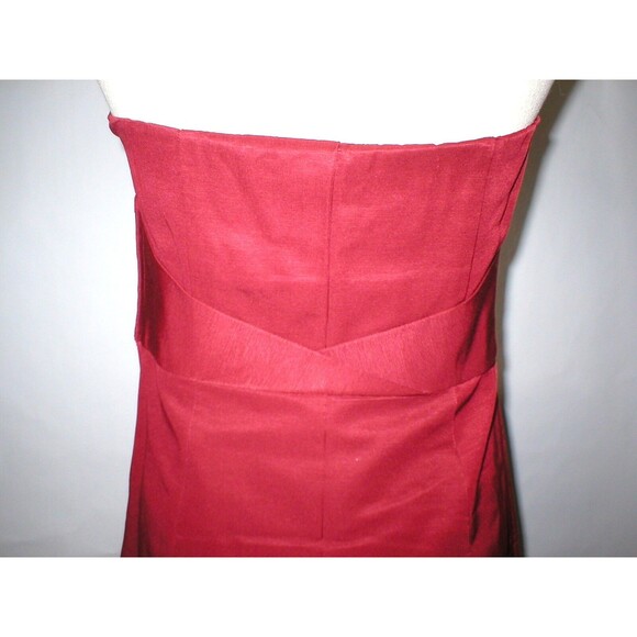 New Womens Party The Limited Dress Dark Red Strapless 8 Date Dinner Wedding Gues - Picture 5 of 12
